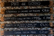 Ristorante il Feudo: i piatti del giorno