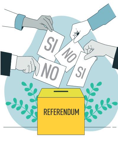 urna del referendum