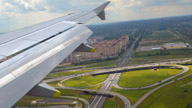 San Pietroburgo vista dall'aereo